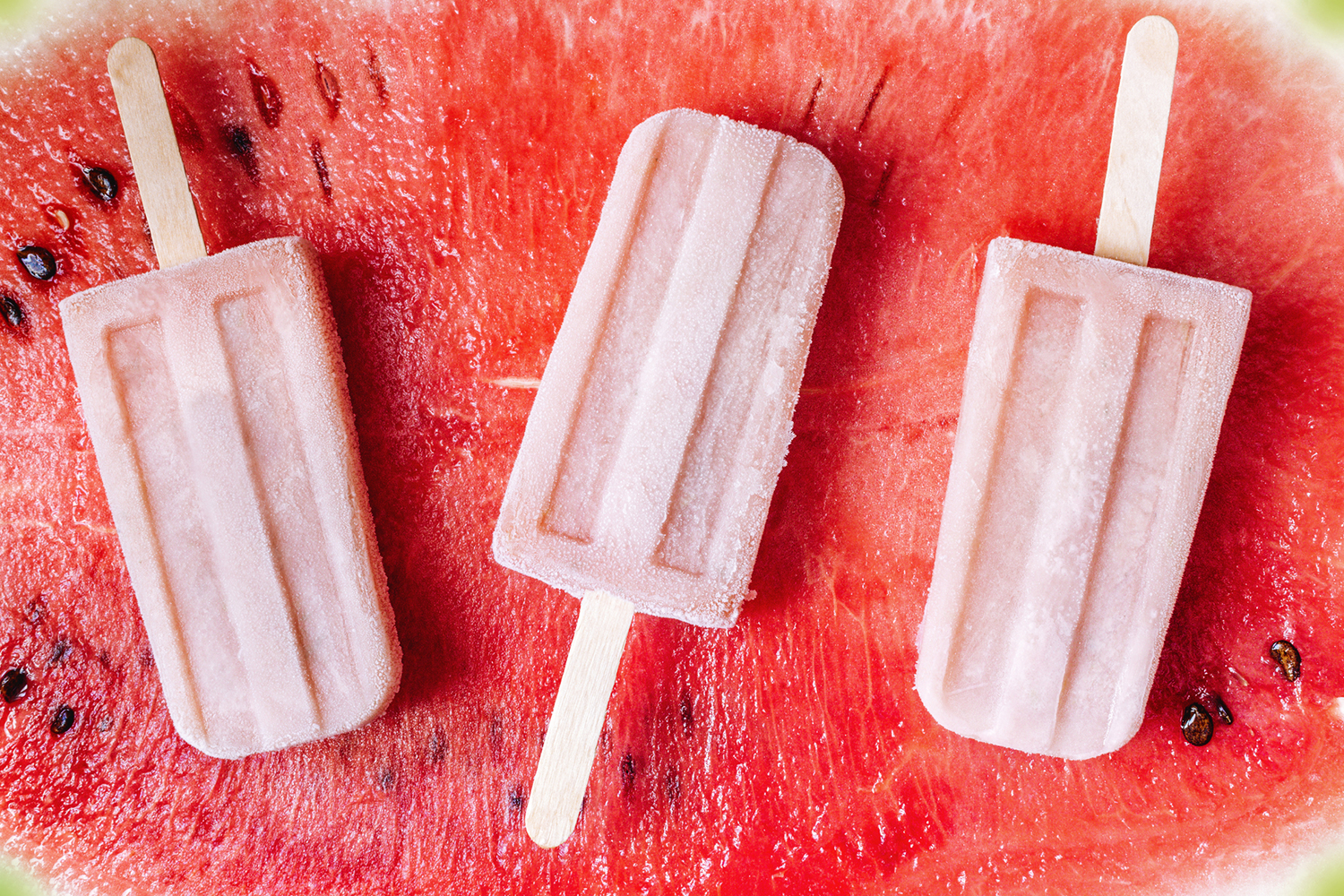 frozen watermelon pops