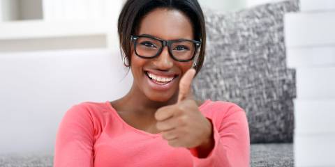 Aware, Confident African American Teen Woman