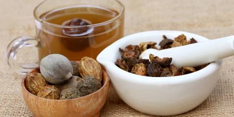 Ayurvedic tea made from triphala