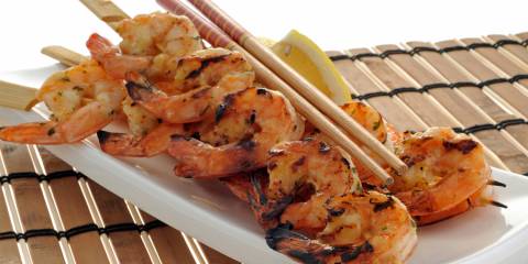 Spicy Shrimp on the Bar'Bi