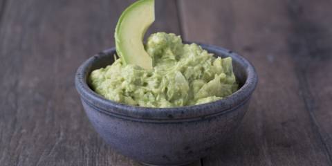 A bowl of sauerkraut guacamole