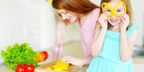 Children enjoying food
