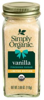 Simply Organic Vanilla Finishing Sugar