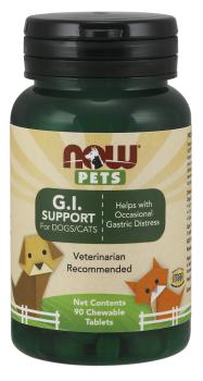 NOW Pets G.I. Support Chewables for Dogs and Cats