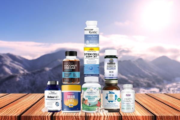a variety of all-natural supplements for health and wellness