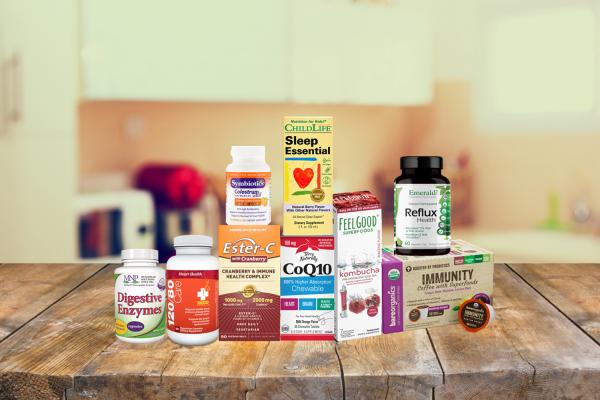 a selection of all-natural digestive remedies and more