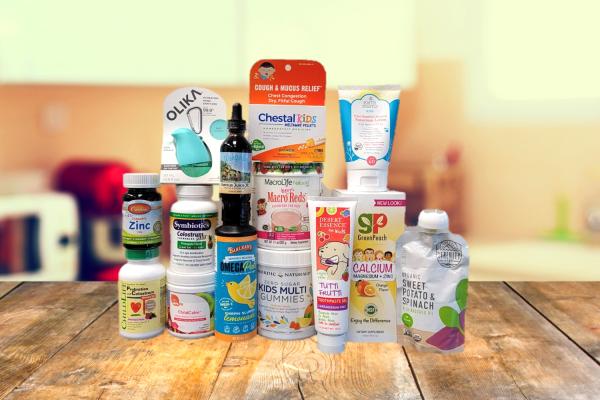 a wide variety of all-natural products for children