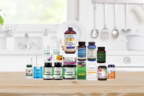 assortment of supplements and natural products